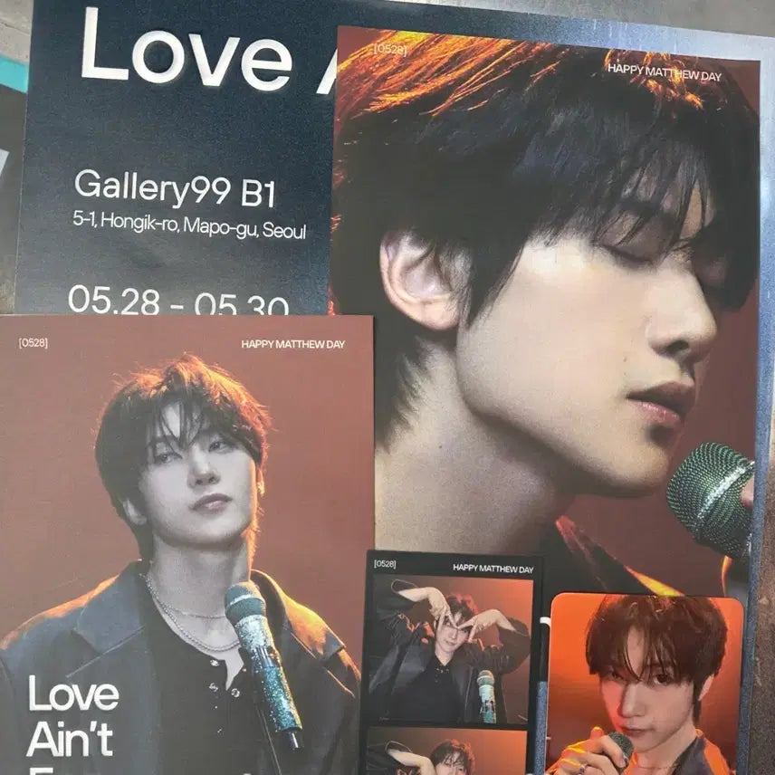 [BUNJANG] ZB1 Matthew Birthday Exhibition Photocard Bundle Set / 제베원 매튜 생일 포카 전시회 특전 성한빈 김지웅 김태래 박건욱 팬미팅