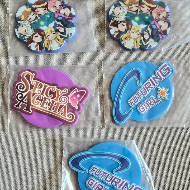 [BUNJANG] Aikatsu! Coaster Set (5 pcs, Sealed) / 아이엠스타/아이카츠 코스터 미개봉 5개일괄