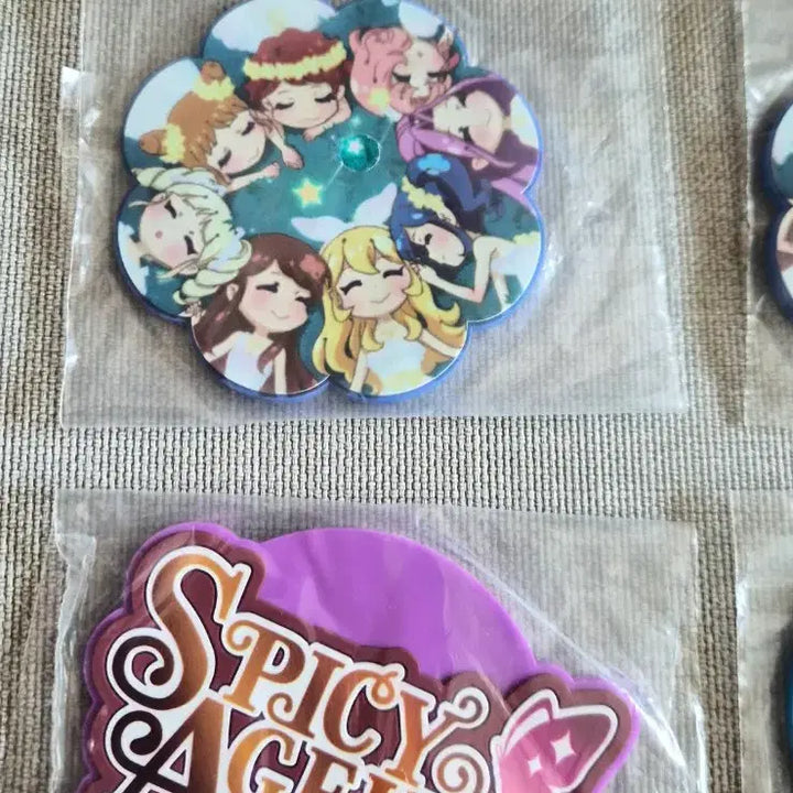 [BUNJANG] Aikatsu Coaster Set (5 pcs) - Sealed / 아이엠스타/아이카츠 코스터 미개봉 5개일괄