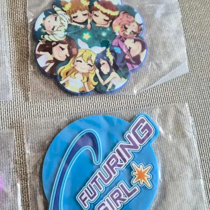 [BUNJANG] Aikatsu Coaster Set (5 pcs) - Sealed / 아이엠스타/아이카츠 코스터 미개봉 5개일괄