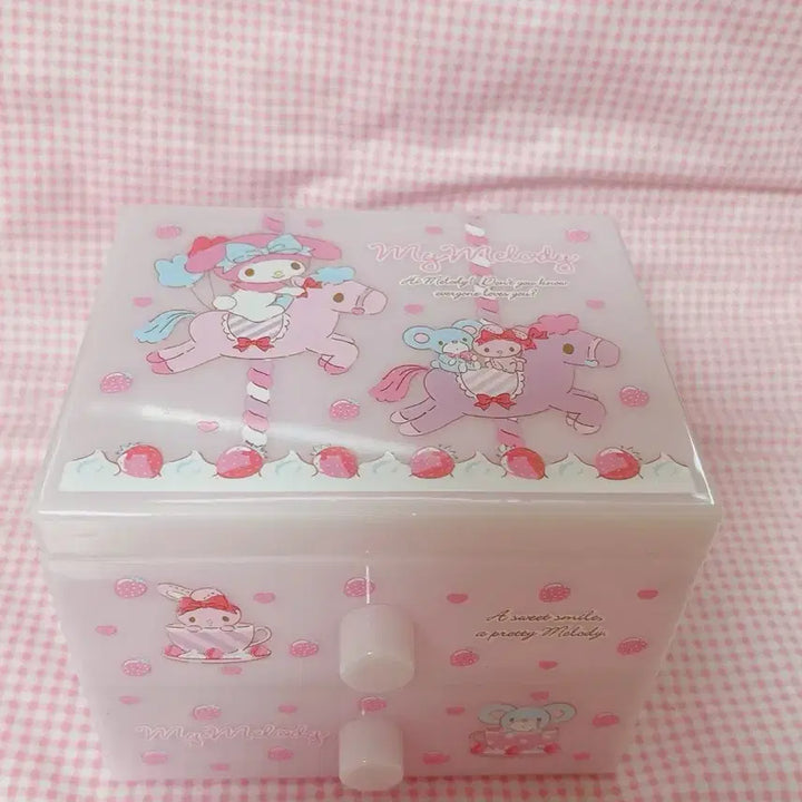 [BUNJANG] Sanrio My Melody Drawer Chest Storage Box / 산리오 마이멜로디 서랍 체스토 보관함