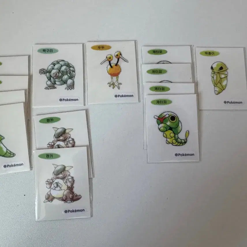 [BUNJANG] Pokemon 30th Anniversary Artwork Sticker Collection / 포켓몬 30주년 아트웍 띠부실