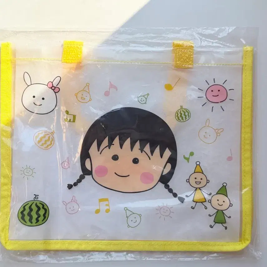 [BUNJANG] Sakura Momoko Chibi Maruko-chan x Kirin Collaboration Clear Bag (Set of 2) / 일본 사쿠라 모모코 치비 마루코짱 x기린 클리어 백 2종