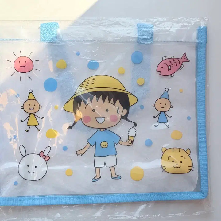 [BUNJANG] Sakura Momoko Chibi Maruko-chan x Kirin Collaboration Clear Bag (Set of 2) / 일본 사쿠라 모모코 치비 마루코짱 x기린 클리어 백 2종