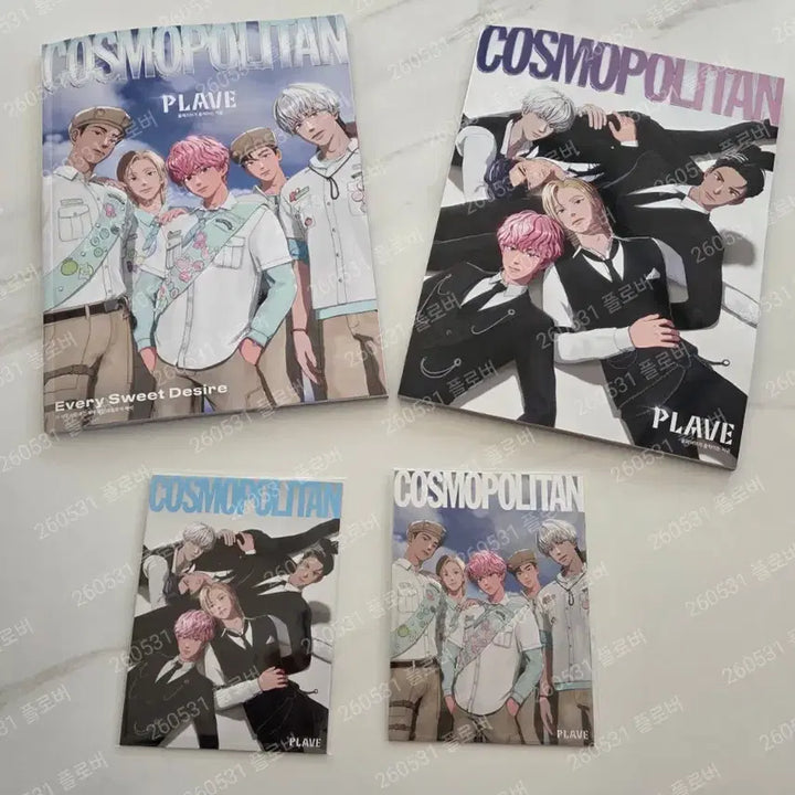 [BUNJANG] PLAVE Cosmopolitan Magazine Set (Cover Type D) with Postcards / 플레이브 코스모폴리탄 잡지 세트 <엽서 포함> (표지 D형)