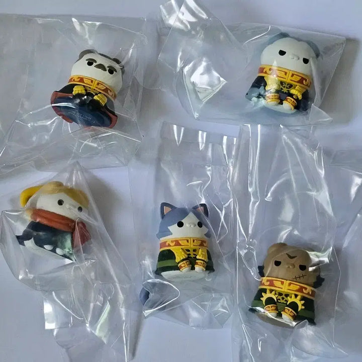 [BUNJANG] Gundam Nyangdam Zeon Force (Lamba Ral/Hamon/Giren/Dozle/Garma) Bundle Set / 건담 냥담 지온군(람바랄/하몬/기렌/도즐/가르마)