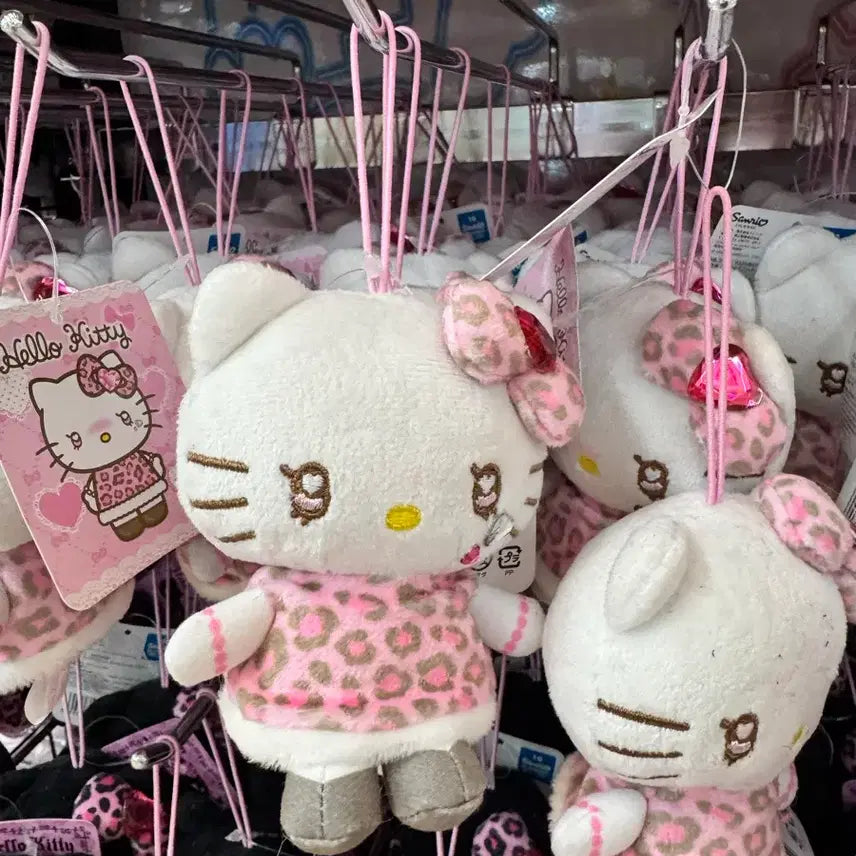 [BUNJANG] Sanrio Hello Kitty Mascot Pink Leopard / 산리오 헬로키티 마스코트 핑크레오파드