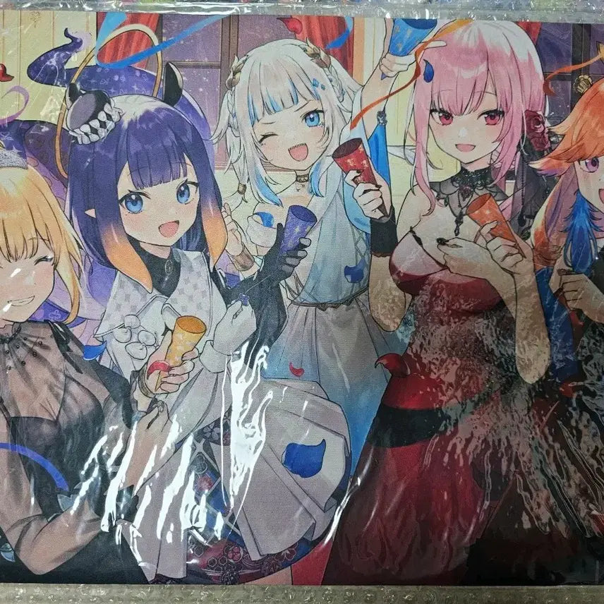[BUNJANG] Hololive Myth New Outfit Commemorative Rubber Mat / 홀로 en myth 신의상 기념 러버 매트