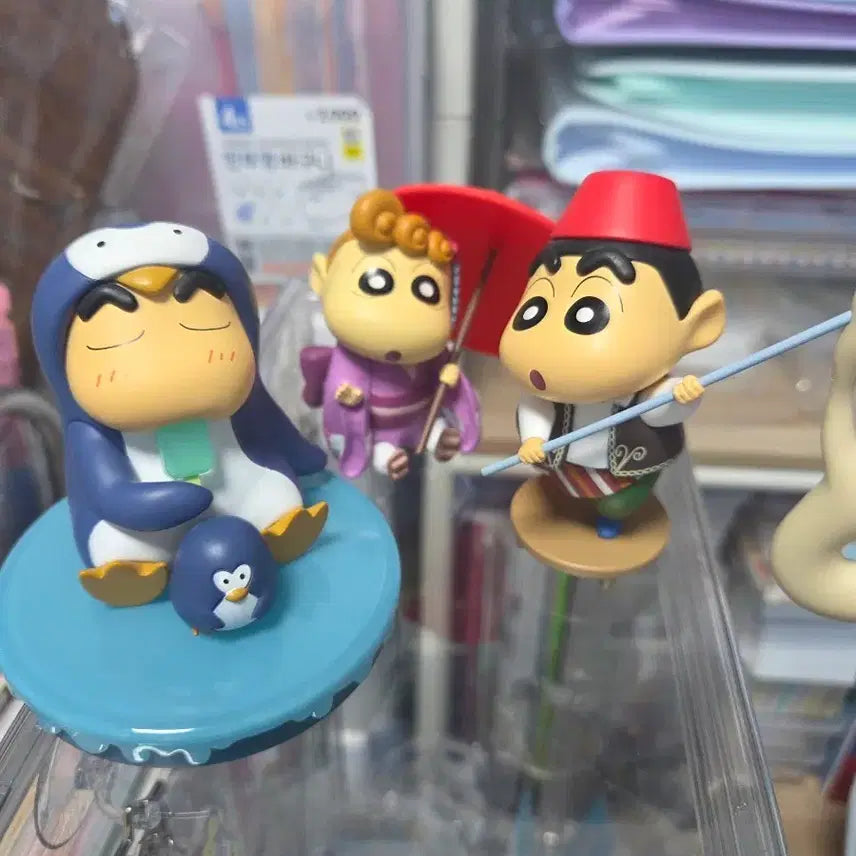 [BUNJANG] Crayon Shin-chan Figure Bundle Set / 짱구 피규어 3개 일괄