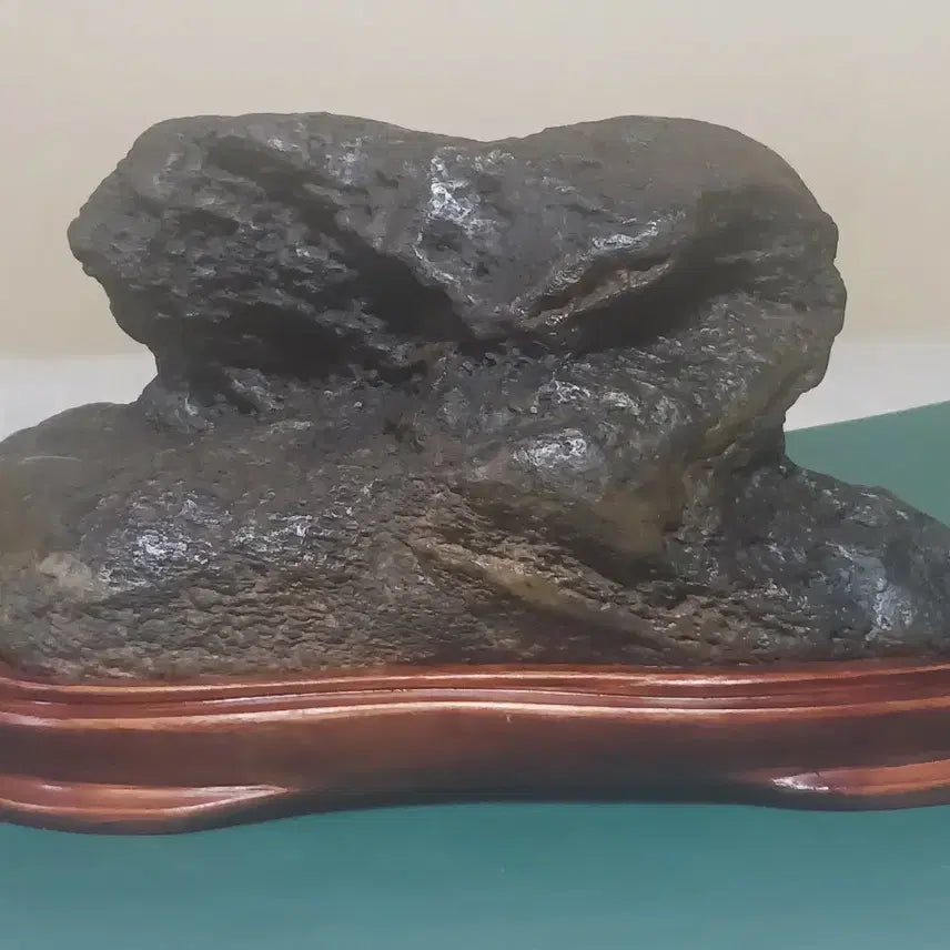 [BUNJANG] Suiseki (2-Tiered Rock Display) Large Natural Stone / 수석(2단 바위경)