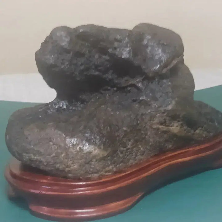 [BUNJANG] Suiseki (2-Tiered Rock Display) Large Natural Stone / 수석(2단 바위경)