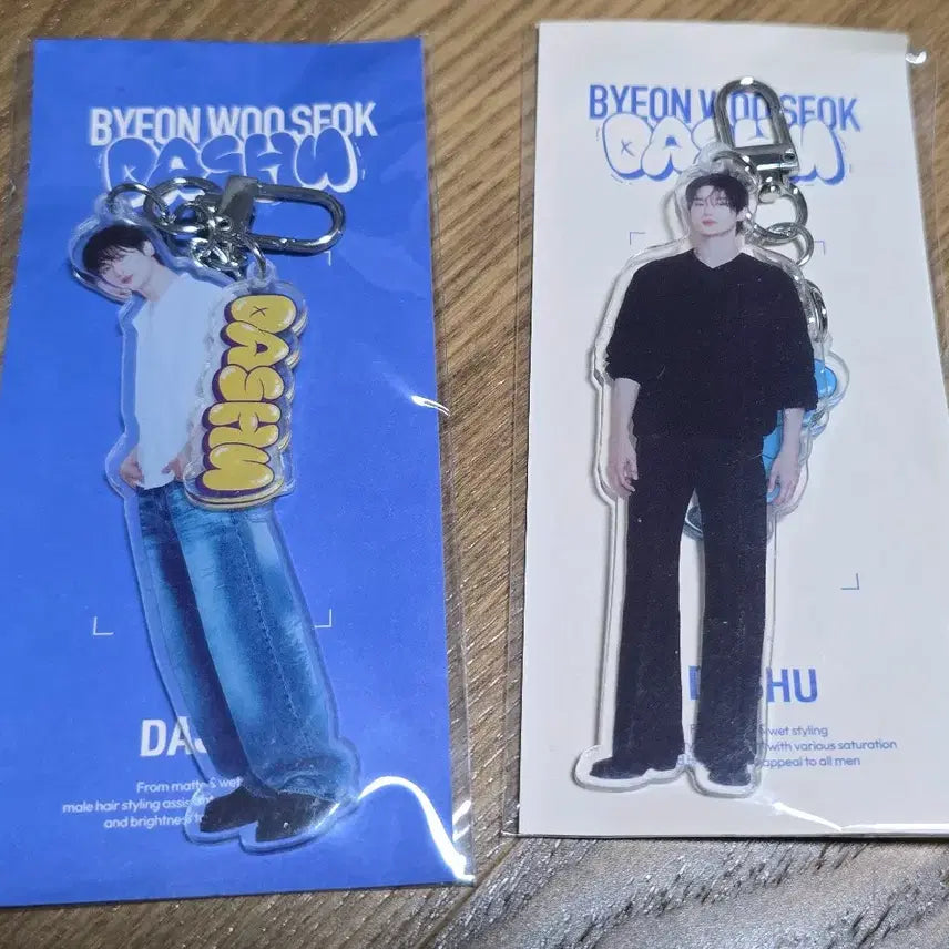 [BUNJANG] Byun Woo Seok Photocard Sticker Keychain / 변우석 포카 스티커 키링