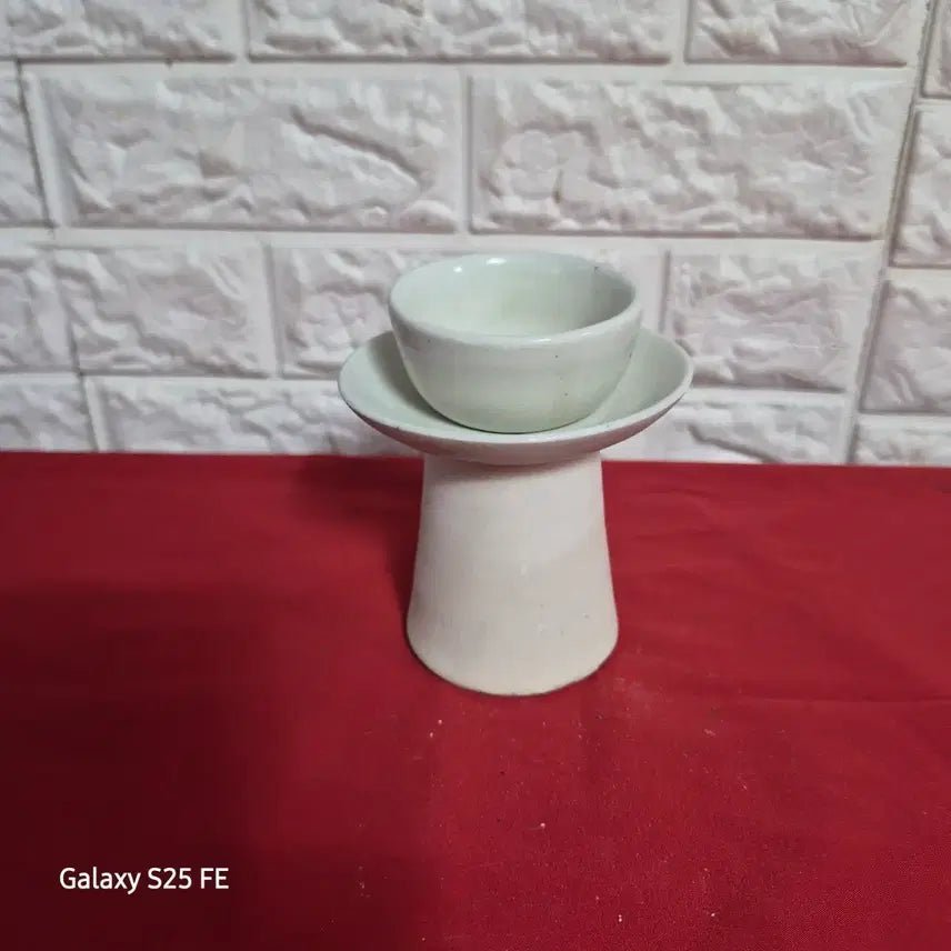 [BUNJANG] White Porcelain Goblet Set / 백자잔대 잔