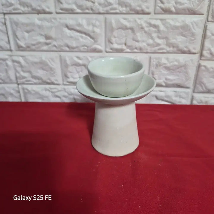 [BUNJANG] White Porcelain Goblet Set / 백자잔대 잔