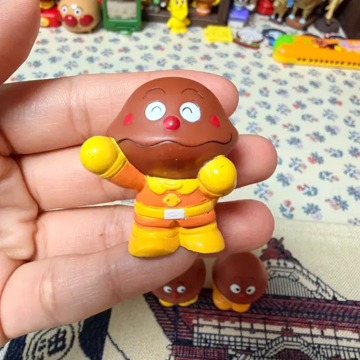 [BUNJANG] Anpanman Karepanman Finger Puppet Figure / 호빵맨 카레빵맨 손가락 피규어