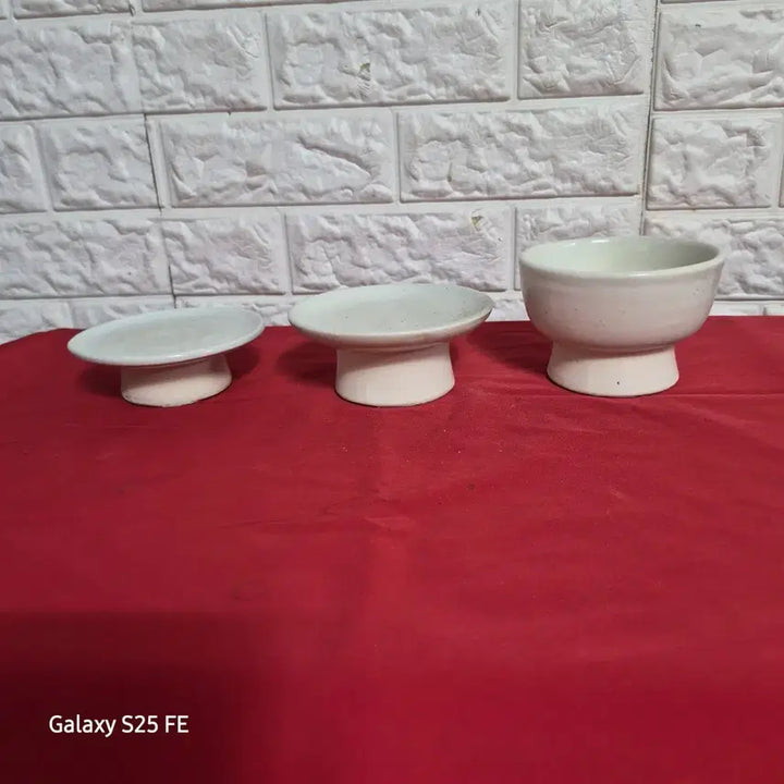 [BUNJANG] White Porcelain Tangi and Jegi Set / 백자탕기와 제기