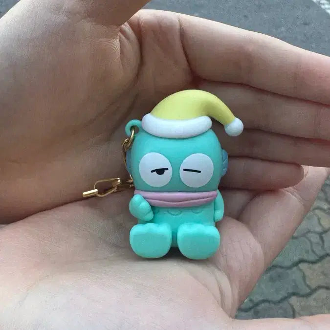[BUNJANG] Hangyodon Pajamas Figure Keychain / 산리오 잠옷 한교동 피규어