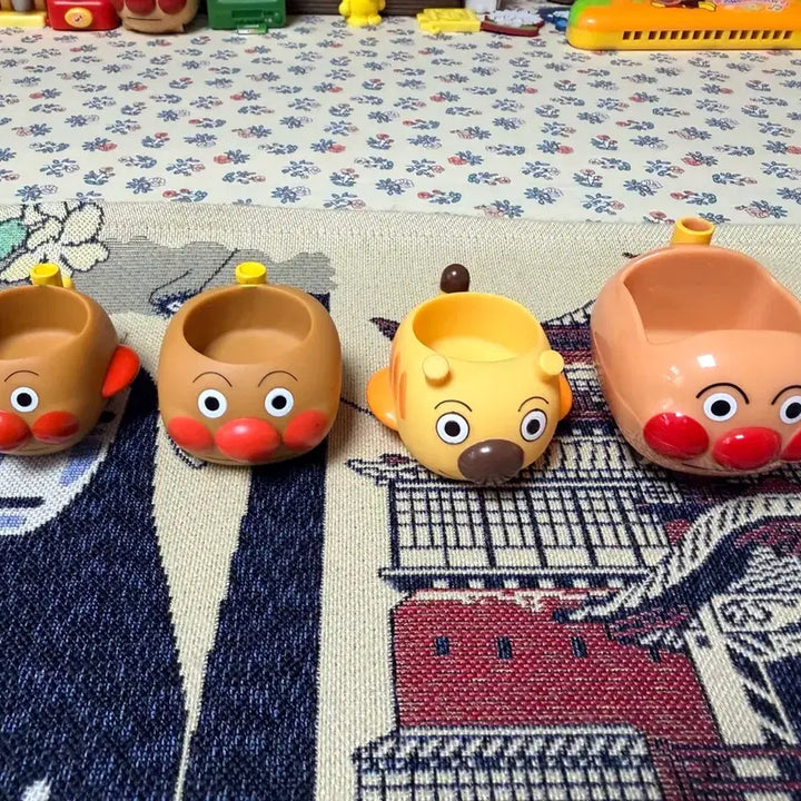 [BUNJANG] Anpanman Ride Blocks &amp; Finger Puppets / 호빵맨 탈것 블록, 손가락 피규어