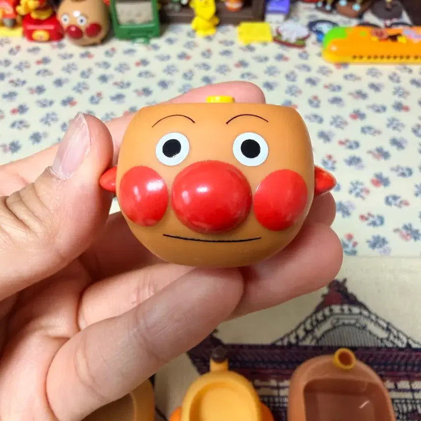 [BUNJANG] Anpanman Ride Blocks &amp; Finger Puppets / 호빵맨 탈것 블록, 손가락 피규어