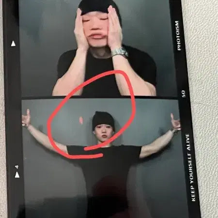 [BUNJANG] Kim Han-bin (BI) Photogram Snappyism Photocard / 김하온 쇼미 포토이즘 스내피즘