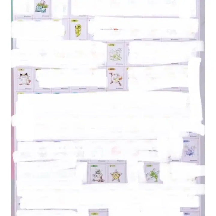 [BUNJANG] Pokemon Stickers - Trade Only / 교환만!!!!! 포켓몬 띠부씰