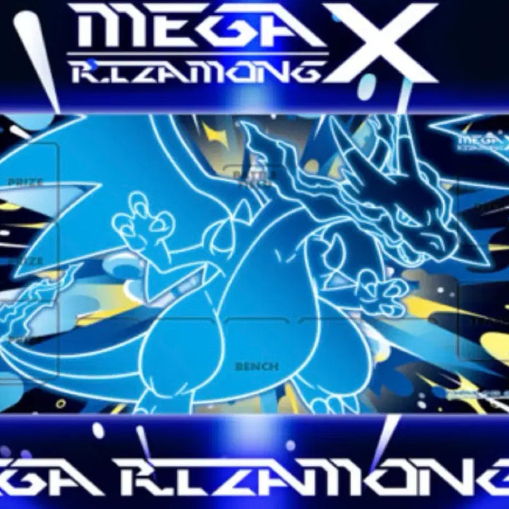 [BUNJANG] Mega Charizard X Playmat / 메가 리자몽X 플레이매트
