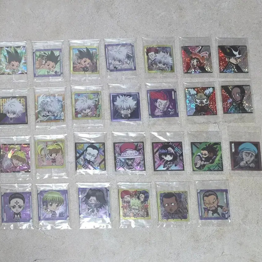 [BUNJANG] Hunter x Hunter Wafer Seal Sticker Bundle Set (Sealed) / 헌터헌터 웨하스씰 스티커 미개봉 일괄