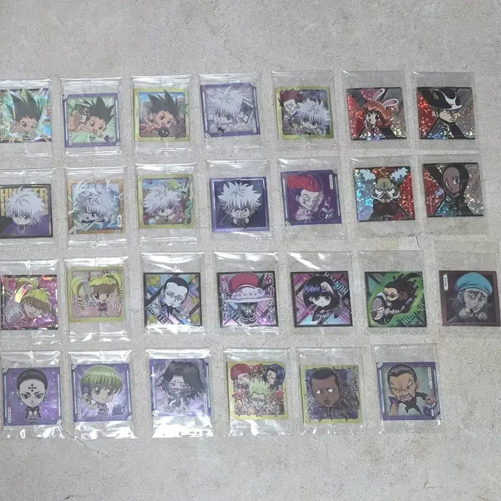 [BUNJANG] Hunter x Hunter Wafer Seal Sticker Bundle Set (Sealed) / 헌터헌터 웨하스씰 스티커 미개봉 일괄
