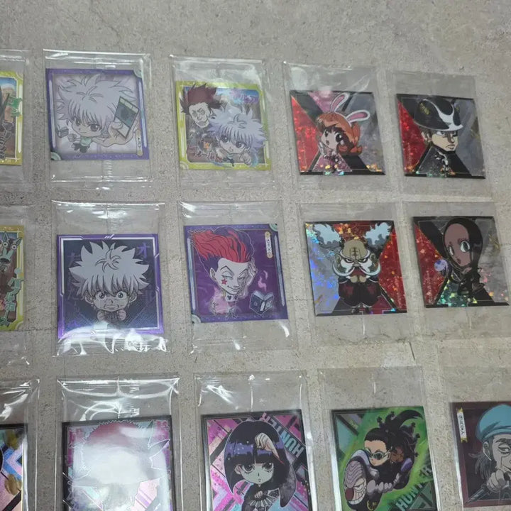 [BUNJANG] Hunter x Hunter Wafer Seal Sticker Bundle Set (Sealed) / 헌터헌터 웨하스씰 스티커 미개봉 일괄