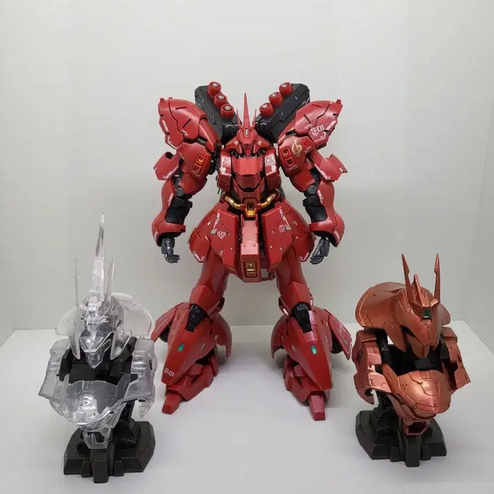 [BUNJANG] Bandai RG 1/144 Sazabi Bust Set / 반다이 RG 1 / 144 사자비 소쳬 , 훙상 2개