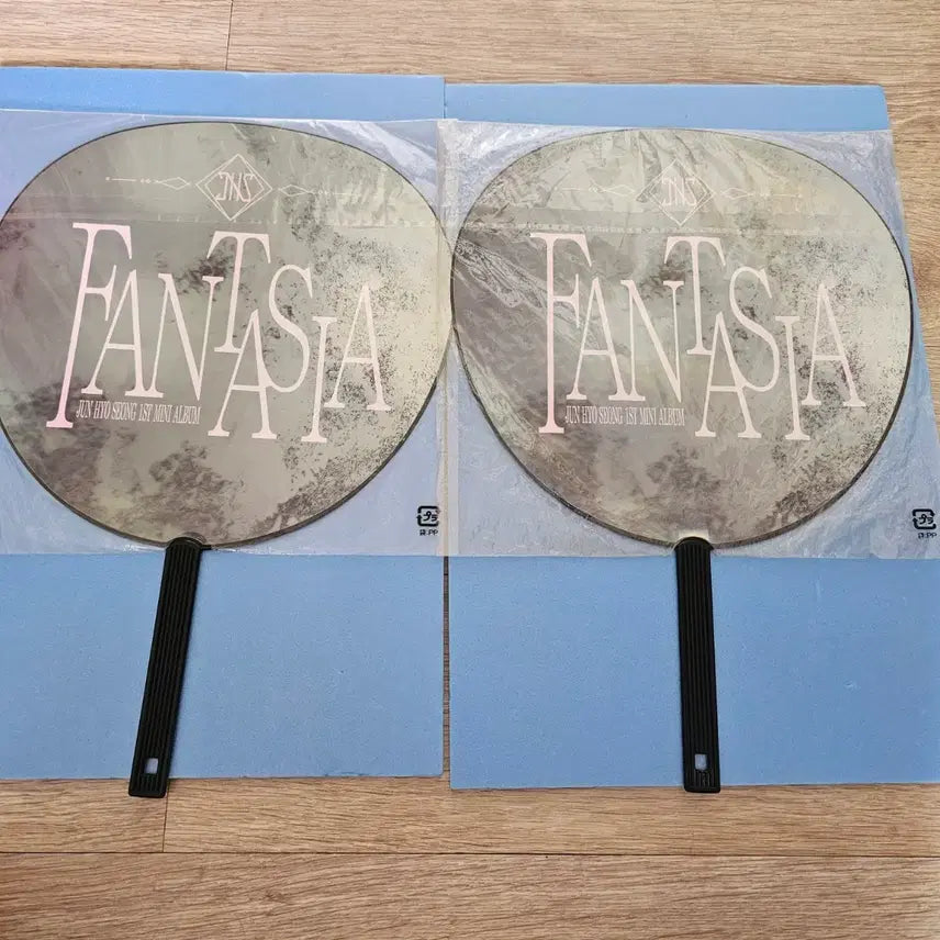 [BUNJANG] Secret Hyosung Fantasia Official Fan 2ea Bundle Set / 시크릿 전효성 FANTASIA 공식 부채 우치와 2개 일괄
