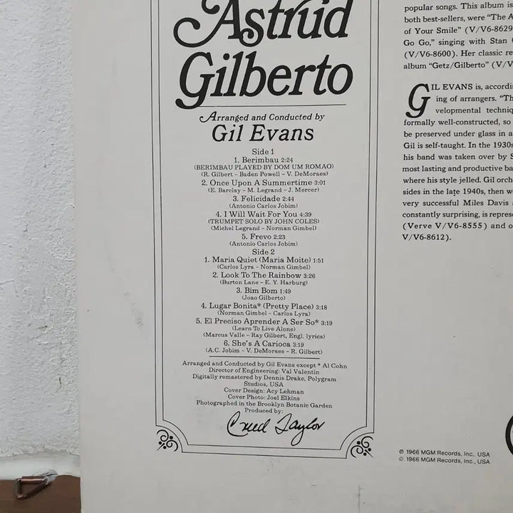 [BUNJANG] Astrud Gilberto West Germany Pressing Jazz LP / Astrid Gilberto LP 서독반  재즈
