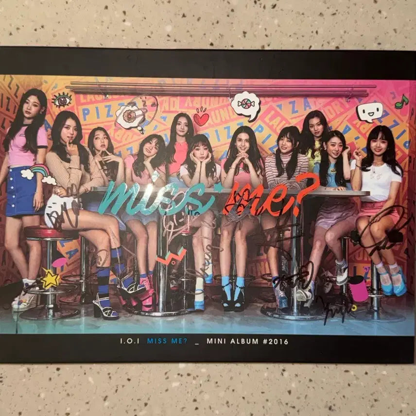 [BUNJANG] IOI Miss Me? Mini Album 2016 Signed Sealed / [친필싸인] 아이오아이 ioi MISS ME? 미니앨범 2016 미개봉