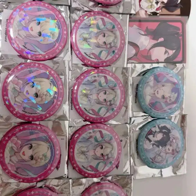 [BUNJANG] NIDcGIRL Can Badge Bundle Set Photocard / 니디걸 캔뱃지 특전 포카 일괄