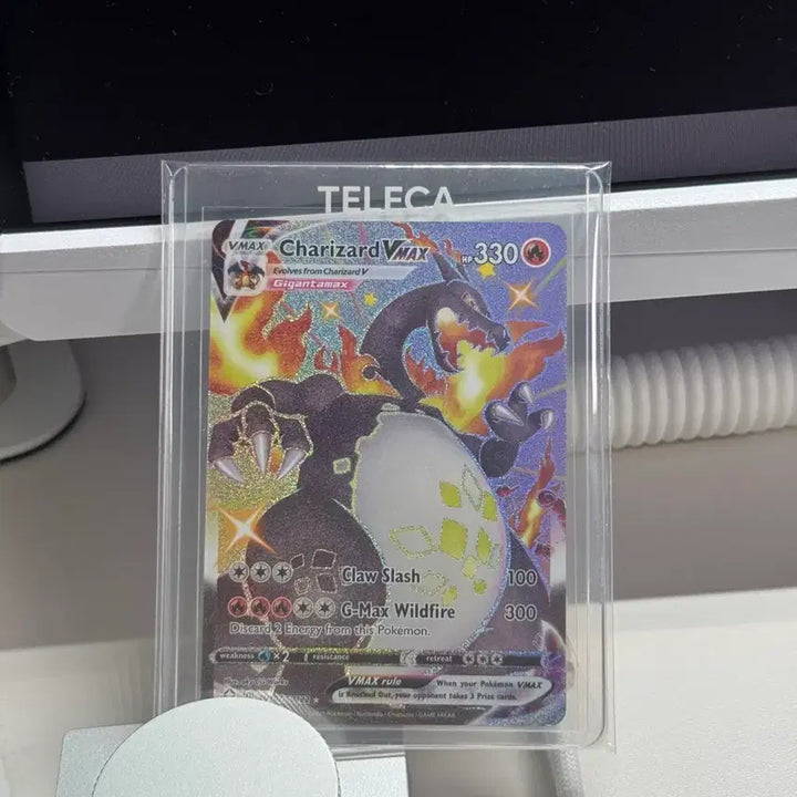 [BUNJANG] Pokemon English Charizard VMAX SSR Shiny Card (Grade 9+) / [무료배송] 포켓몬카드 영판 리자몽 SSR 흑자몽 상태 A+