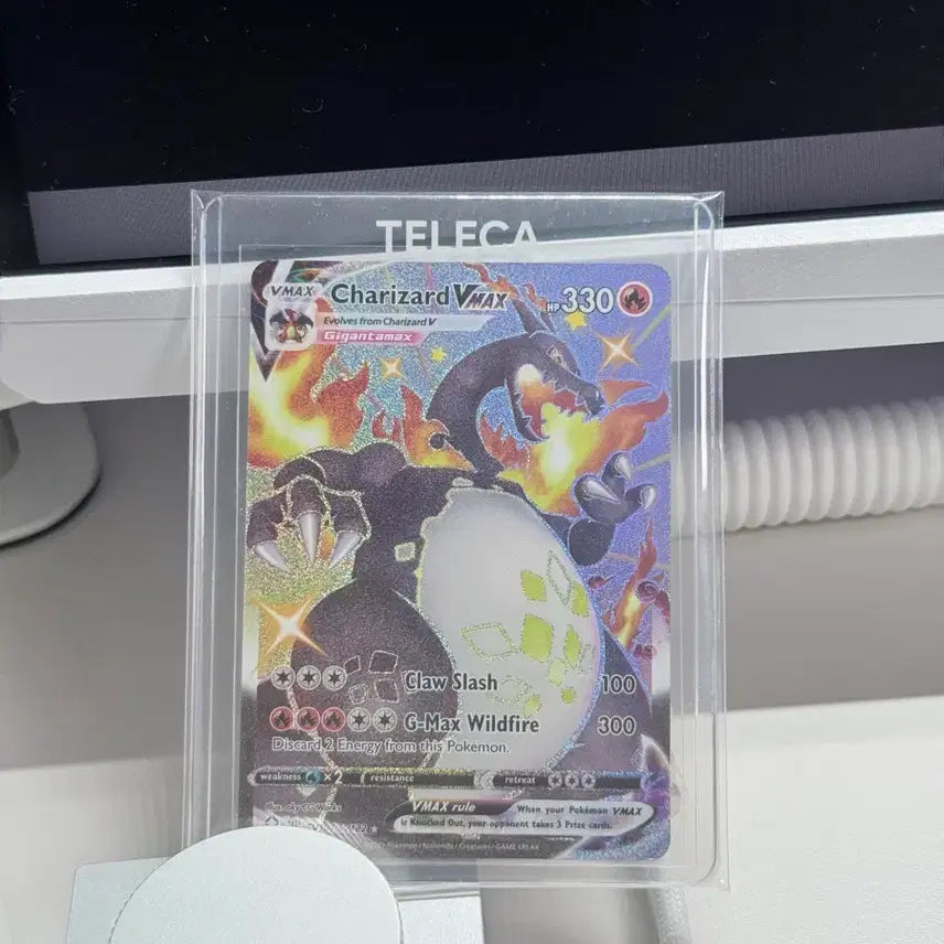 [BUNJANG] Pokemon English Charizard VMAX SSR Shiny Card (Grade 9+) / 포켓몬카드 영판 리자몽 SSR 흑자몽