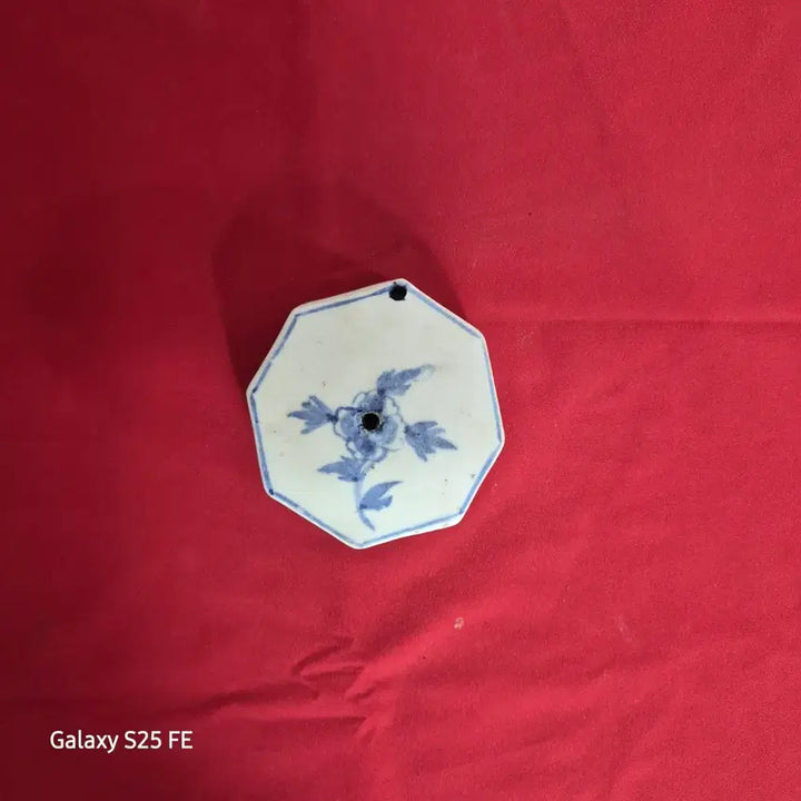 [BUNJANG] Joseon Dynasty White Porcelain Octagonal Inkstone / 백자8각연적