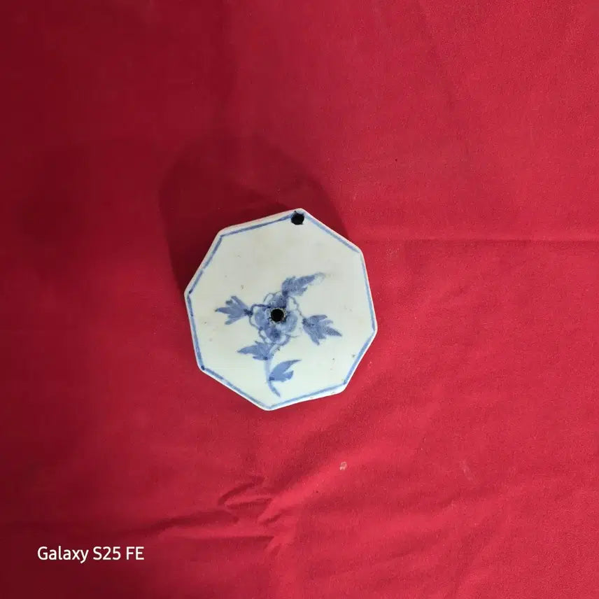 [BUNJANG] Joseon Dynasty White Porcelain Octagonal Inkstone / 백자8각연적