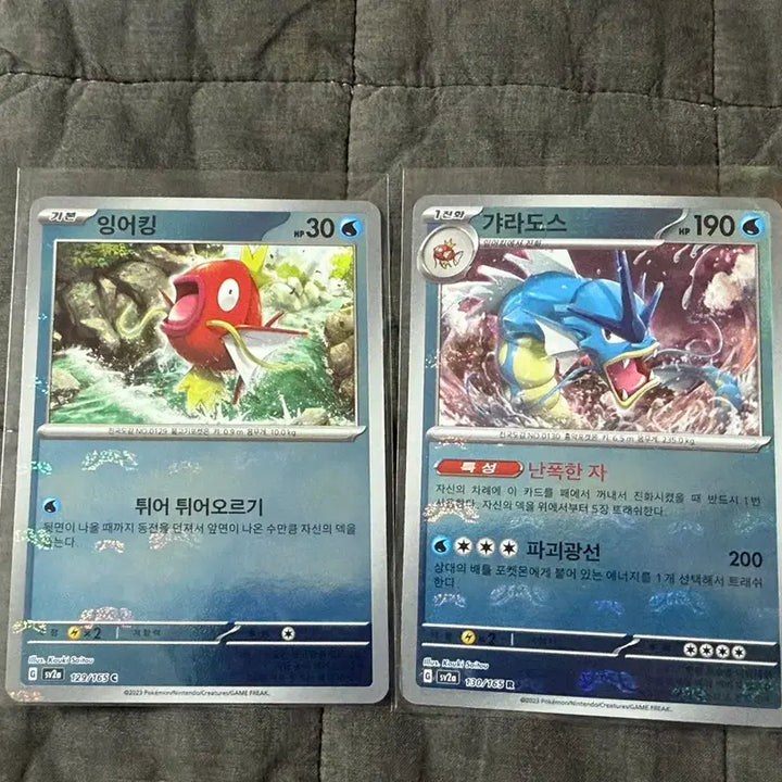 [BUNJANG] Pokemon Card 151 Magikarp, Gyarados Master Ball Set / 포켓몬카드 151 잉어킹, 갸라도스 마스터볼 세트