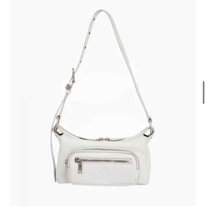 [BUNJANG] Magishood Outpocket Hobo Mini Off White Cracked / 마지셔우드 아웃포켓 호보 미니 off white cracked