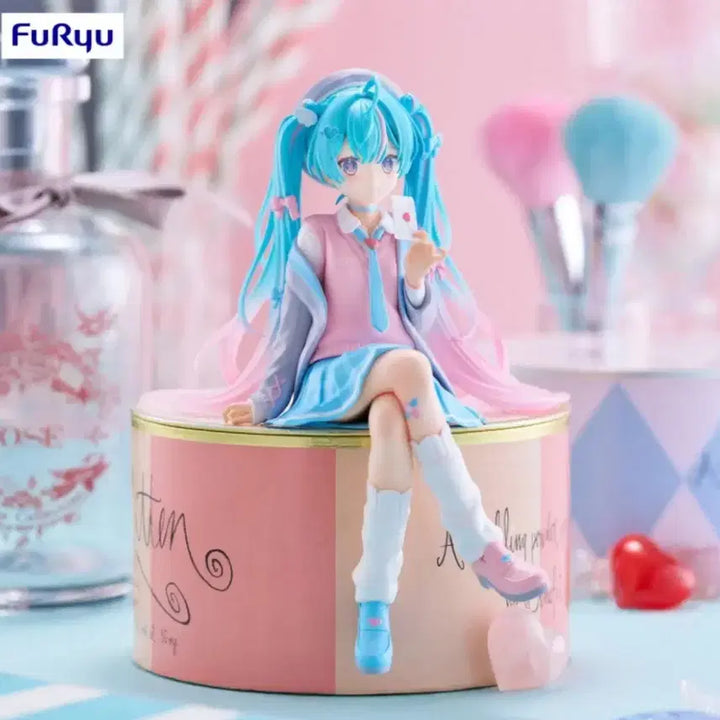 [BUNJANG] Vocaloid Hatsune Miku Sailor Noodles Stopper Figure / 보컬로이드 하츠네 미쿠 세일러 누들스토퍼 피규어