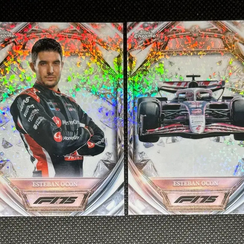 [BUNJANG] 2025 F1 Topps Chrome 75th Anniversary Esteban Ocon Card Set / 2025 F1 탑스 크롬 75주년 에스테반 오콘 카드 세트