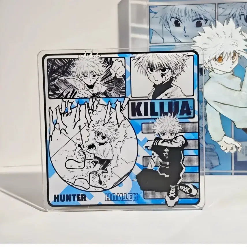 [BUNJANG] Hunter x Hunter Acrylic Block/Coaster Set / 헌터헌터 아크릴 블럭/코스터 6종 (비공굿) 키르아 크라피카 히소카