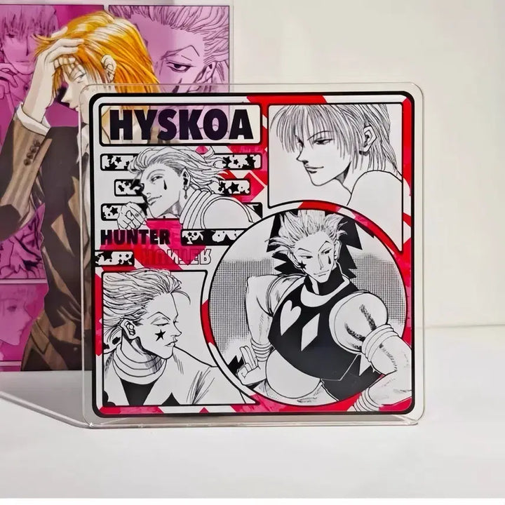 [BUNJANG] Hunter x Hunter Acrylic Block/Coaster Set / 헌터헌터 아크릴 블럭/코스터 6종 (비공굿) 키르아 크라피카 히소카