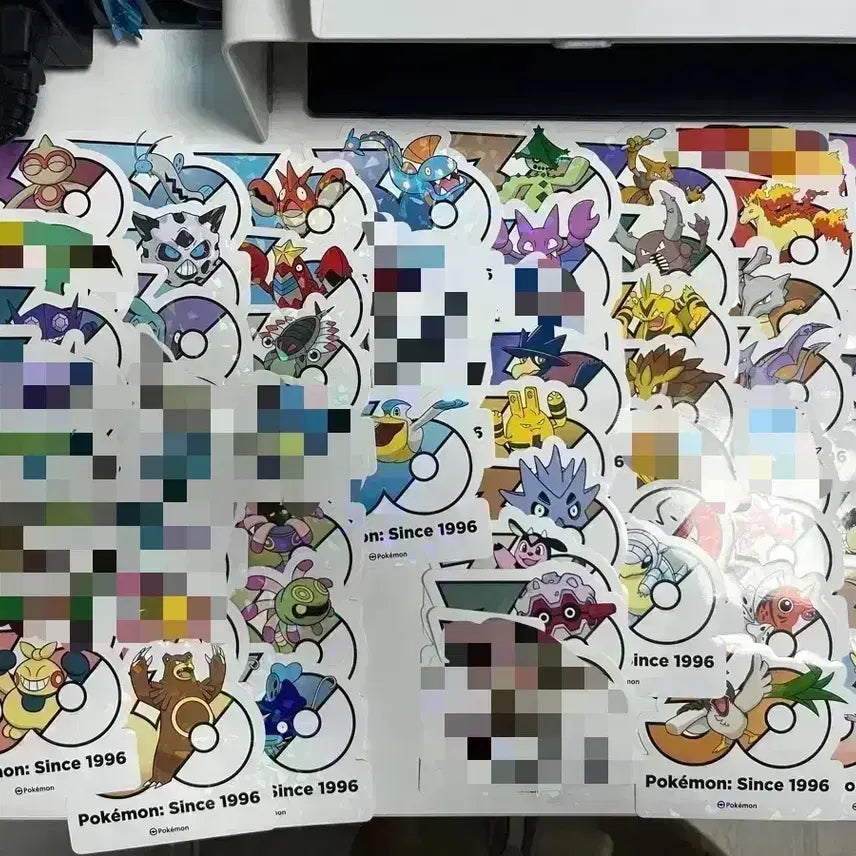 [BUNJANG] Pokemon 30th Anniversary Stickers (Generations 1-9 + Legendary) / *원가이하* [포켓몬 30주년 스티커]