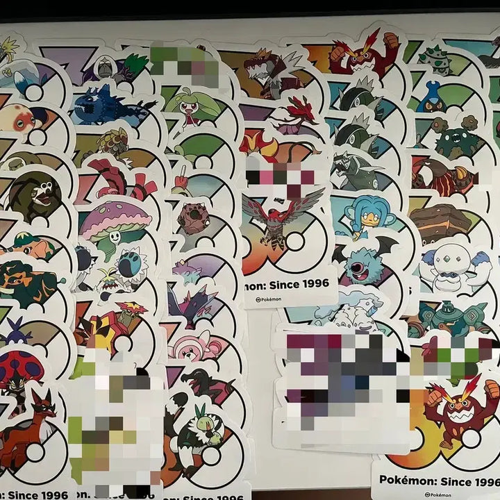 [BUNJANG] Pokemon 30th Anniversary Stickers (Generations 1-9 + Legendary) / *원가이하* [포켓몬 30주년 스티커]
