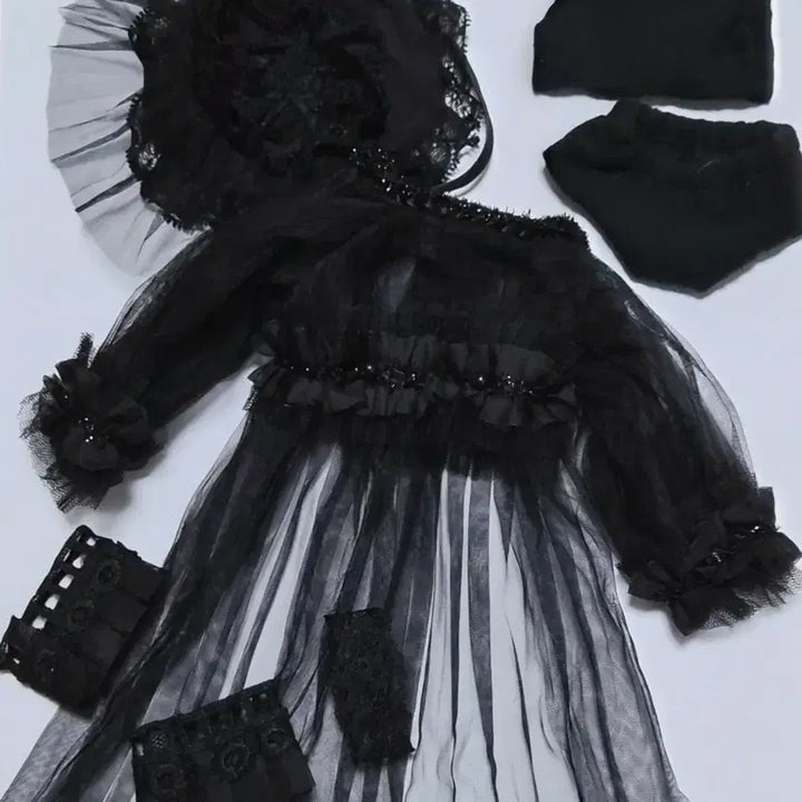 [BUNJANG] Bundle Set 25cm 30cm Unattributed Doll Clothes / 일괄) 25깅 30깅 인형옷 무속성 옷장 25cm 30cm