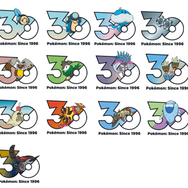 [BUNJANG] Pokemon 30th Anniversary Logo Sticker / 포켓몬 30주년 로고 스티커 원가 판매