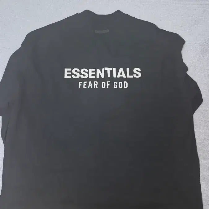 [BUNJANG] Essentials Jersey Long Sleeve T-Shirt Black 24FW / 에센셜 저지 롱 슬리브 티셔츠 블랙 - 24FW
