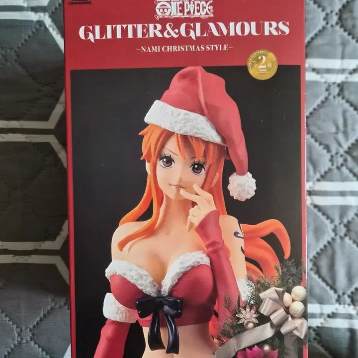 [BUNJANG] Banpresto One Piece Glitter &amp; Glamours Nami Christmas Style Figure (Red) / [미개봉/정품] 원피스 G&amp;G 나미 크리스마스 스타일 피규어 (레드)